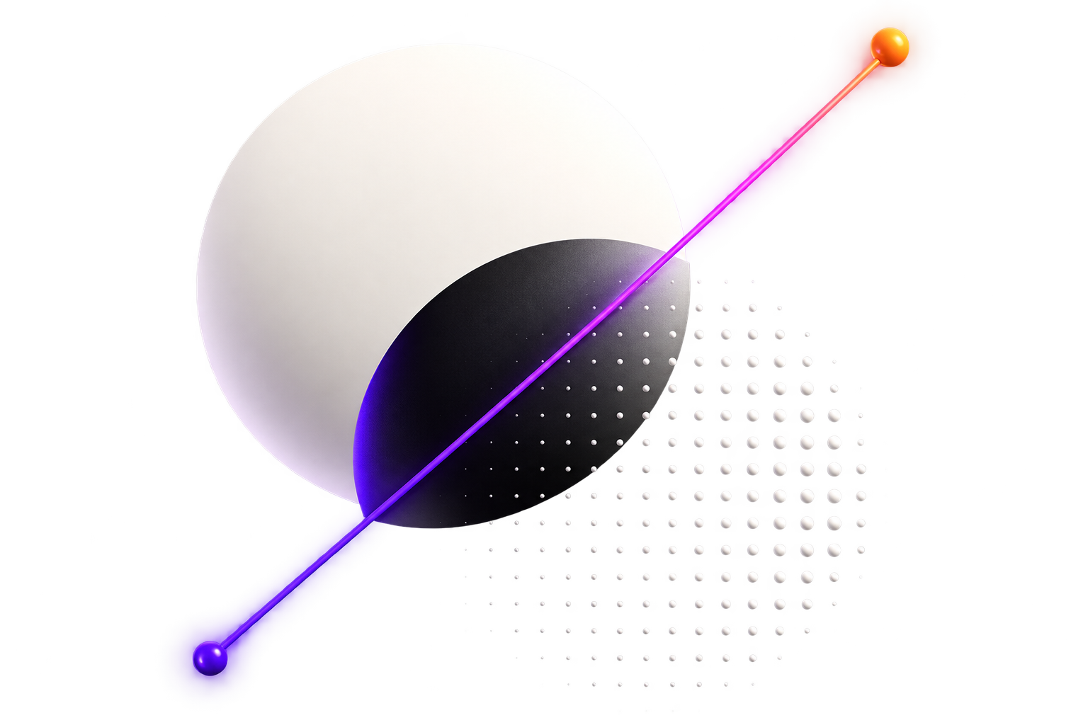 Abstract 3D visual representing talent and innovation